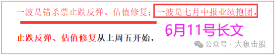 突发利好！爆发点只看这里！！！(大象击股2024年06月17日文章)