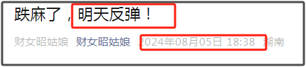 8.6盘中紧急提示，风格改变！(红衣昭君2024年08月06日文章)