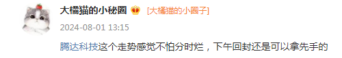 莫慌，还能继续干！(聚宝大橘猫2024年08月05日文章)