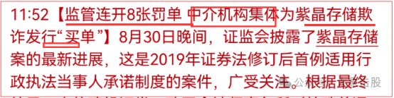 拍手称赞！他们集体被罚！！！(大象击股2024年09月01日文章)